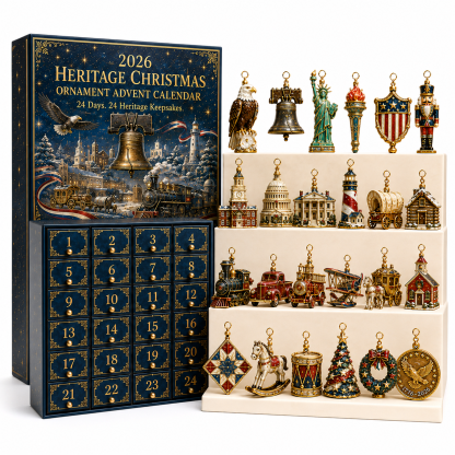 🔥Last 30pcs✨⏰ Limited anniversary edition✨50% OFF!🔥America 250th Anniversary Heritage Christmas Advent Calendar