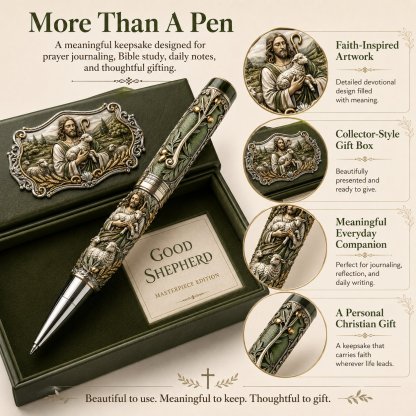 🔥 LAST DAY 50% OFF – ✝️ Sacred Legacy Faith-Inspired Keepsake Pen Collection | 6 Devotional Designs for Prayer Journaling, Bible Study & Meaningful Christian Gifts 🖊️✨