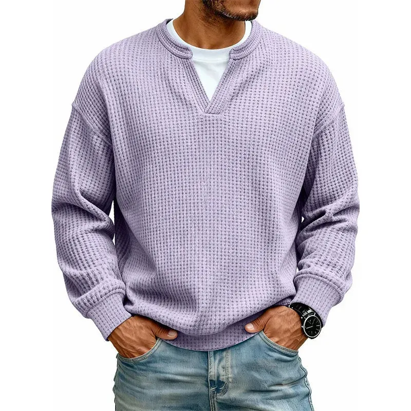 ⌛Limited-Time Offer🛍️50% OFF !!📢Layered Comfort Waffle Tee