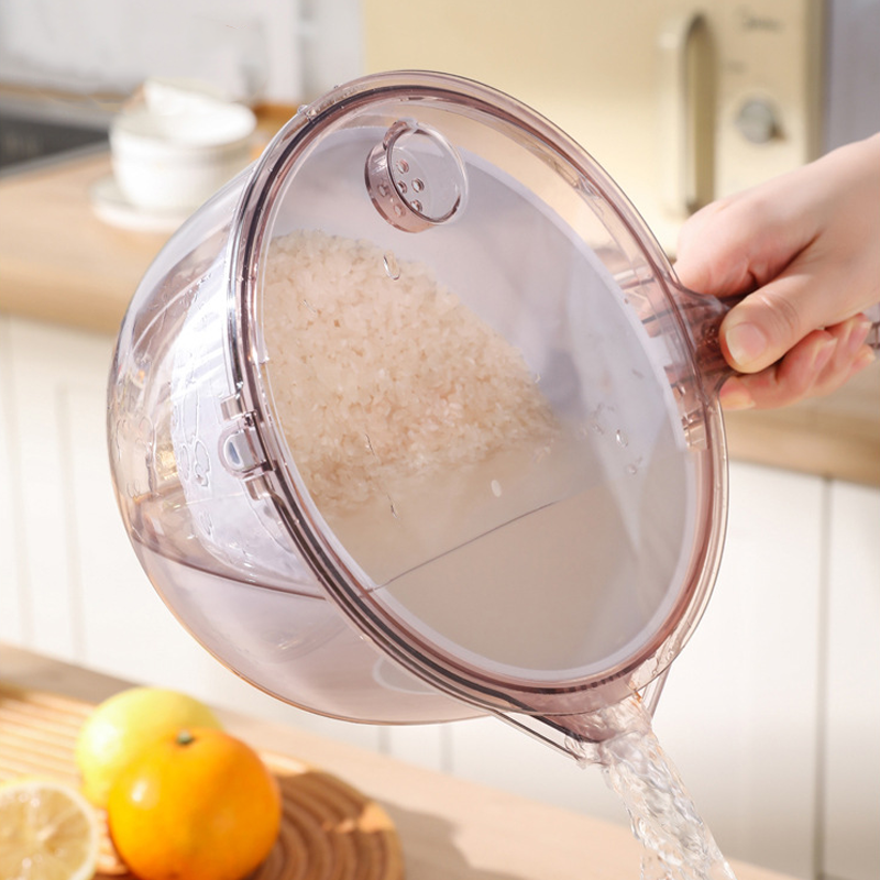 3-in-1 Fruit Strainer Basket - Large Capacity, Fast Draining