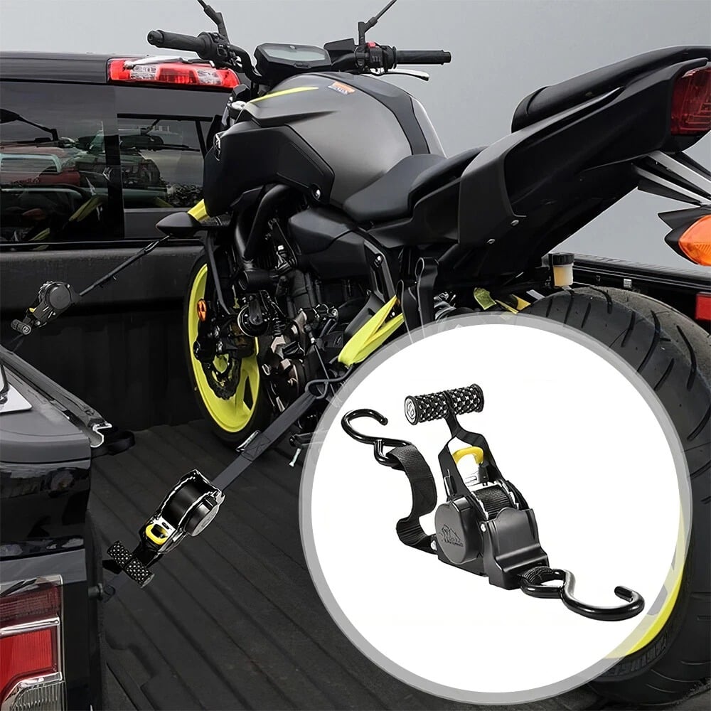 🔥Christmas Sale 49% OFF – Pro Reinforced Heavy-Duty Auto-Retractable Ratchet Straps (Buy 4 Get 1 Free Extra FREE SHIPPING)