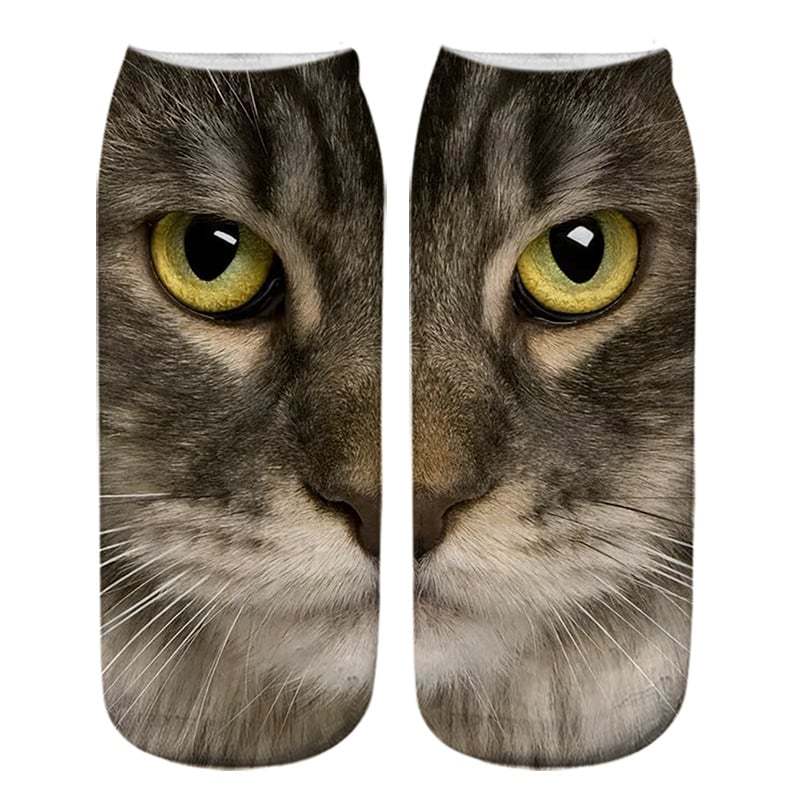 🐾Realistic Cat Face Socks🐱