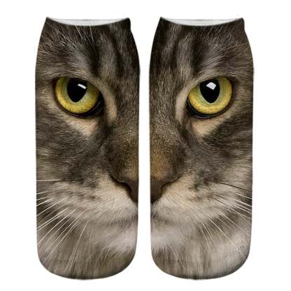 🐾Realistic Cat Face Socks🐱