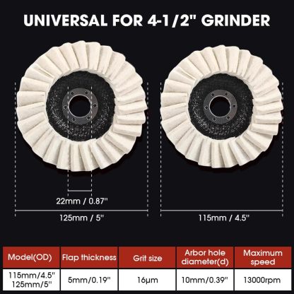 🏆Flash Sale 60% OFF - 3-PCS Premium Wool Polishing Disc for Angle Grinders