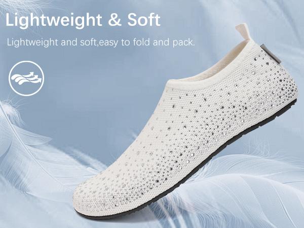 WateLves Womens Barefoot Water Shoes Travel House Slippers for Indoor and Outdoor Aqua Socks for Beach Swim Surf Yoga Dancing Camping Ideal Thanksgiving Christmas Gift