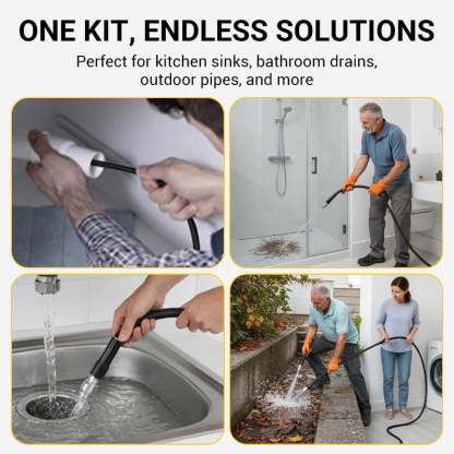 💧 Triple-layer burst-proof hose – PVC & stainless steel. Universal connector, easy install. Perfect for heavy-duty cleaning! 🚿🔧