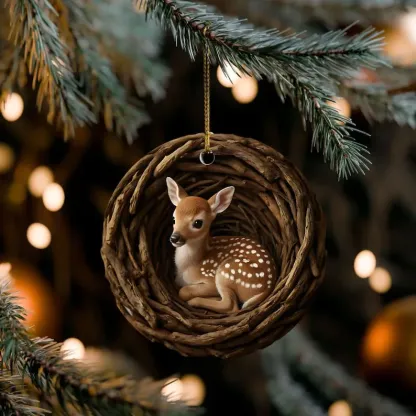 ⏰Promotion 49% OFF🦝Forest animal Christmas ornaments