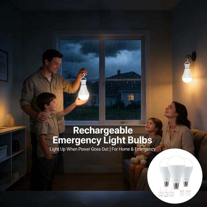 3-Pack / 6-Pack Rechargeable Emergency Light Bulbs 💡