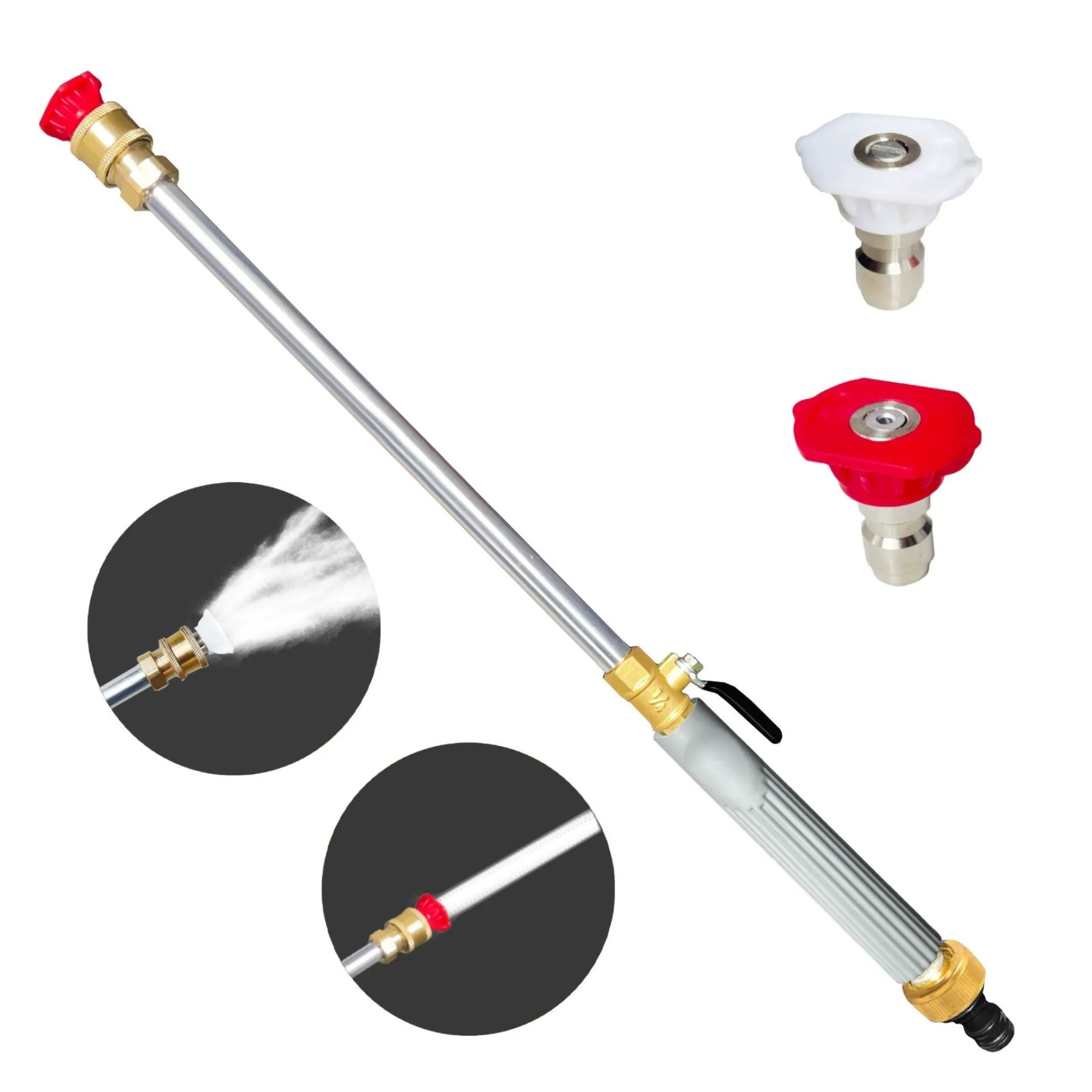 🔥Last Day 49% OFF - 🛠️2026 Upgraded Heavy-Duty Jet Nozzle Power Washer for Garden Hose