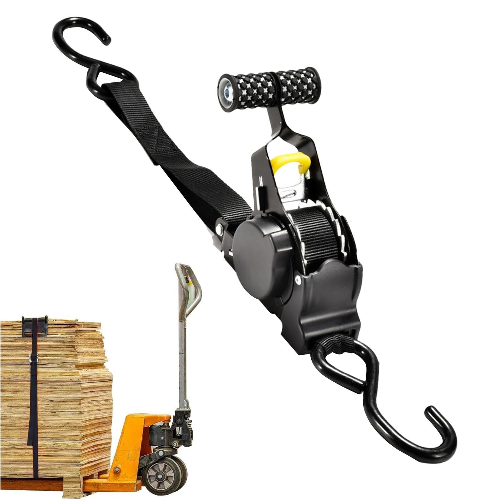 🔥Christmas Sale 49% OFF – Pro Reinforced Heavy-Duty Auto-Retractable Ratchet Straps (Buy 4 Get 1 Free Extra FREE SHIPPING)