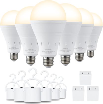 3-Pack / 6-Pack Rechargeable Emergency Light Bulbs 💡