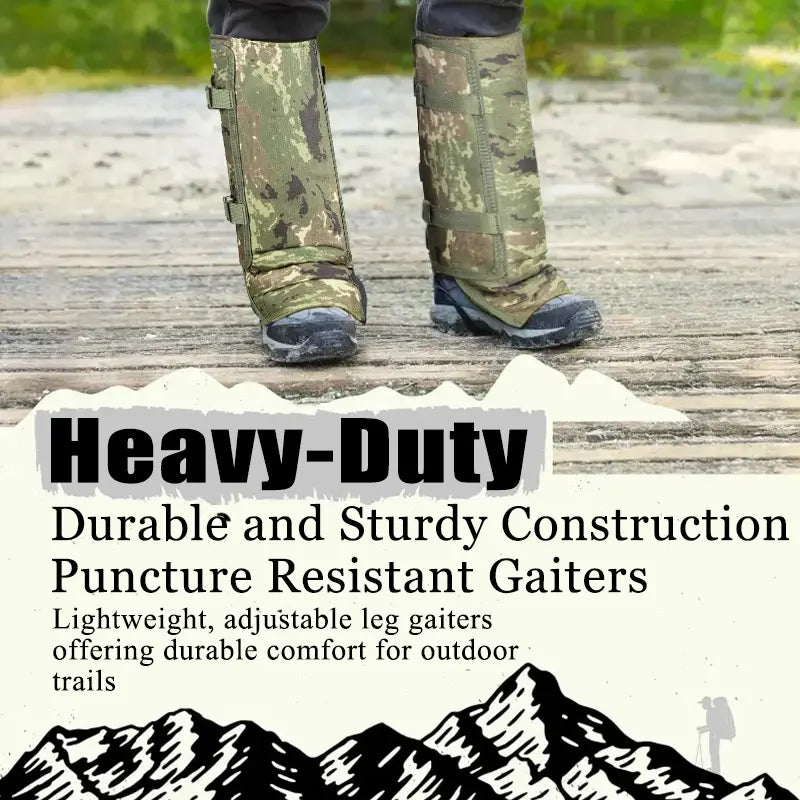 🔥🔥🔥Outdoor leg protectors with snake protection and a neutral design to prevent bites to the groin. Adjustable for hunting, exploration, hiking, and farm work. Made of durable, abrasion-resistant, high-performance fabric.-JKL