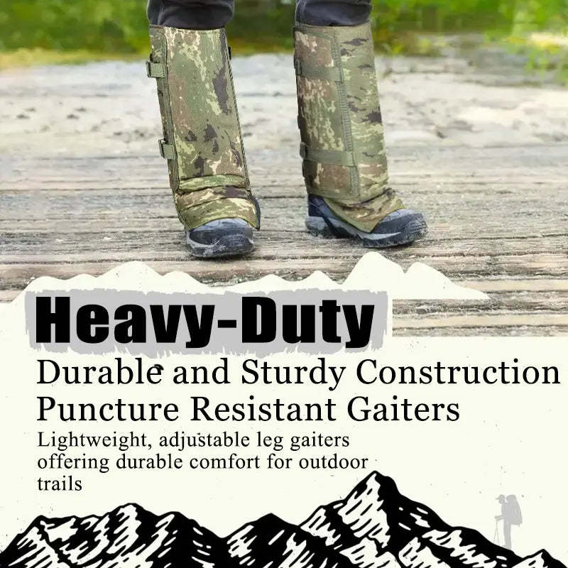 🔥🔥🔥Outdoor leg protectors with snake protection and a neutral design to prevent bites to the groin. Adjustable for hunting, exploration, hiking, and farm work. Made of durable, abrasion-resistant, high-performance fabric.-JKL