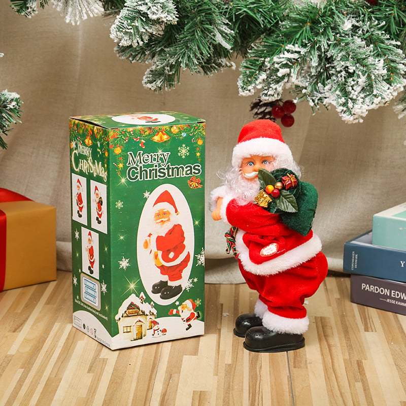 🏆 500K+ SOLD! ✨2025 USA🎁Singing Hip Shaking Santa Toys