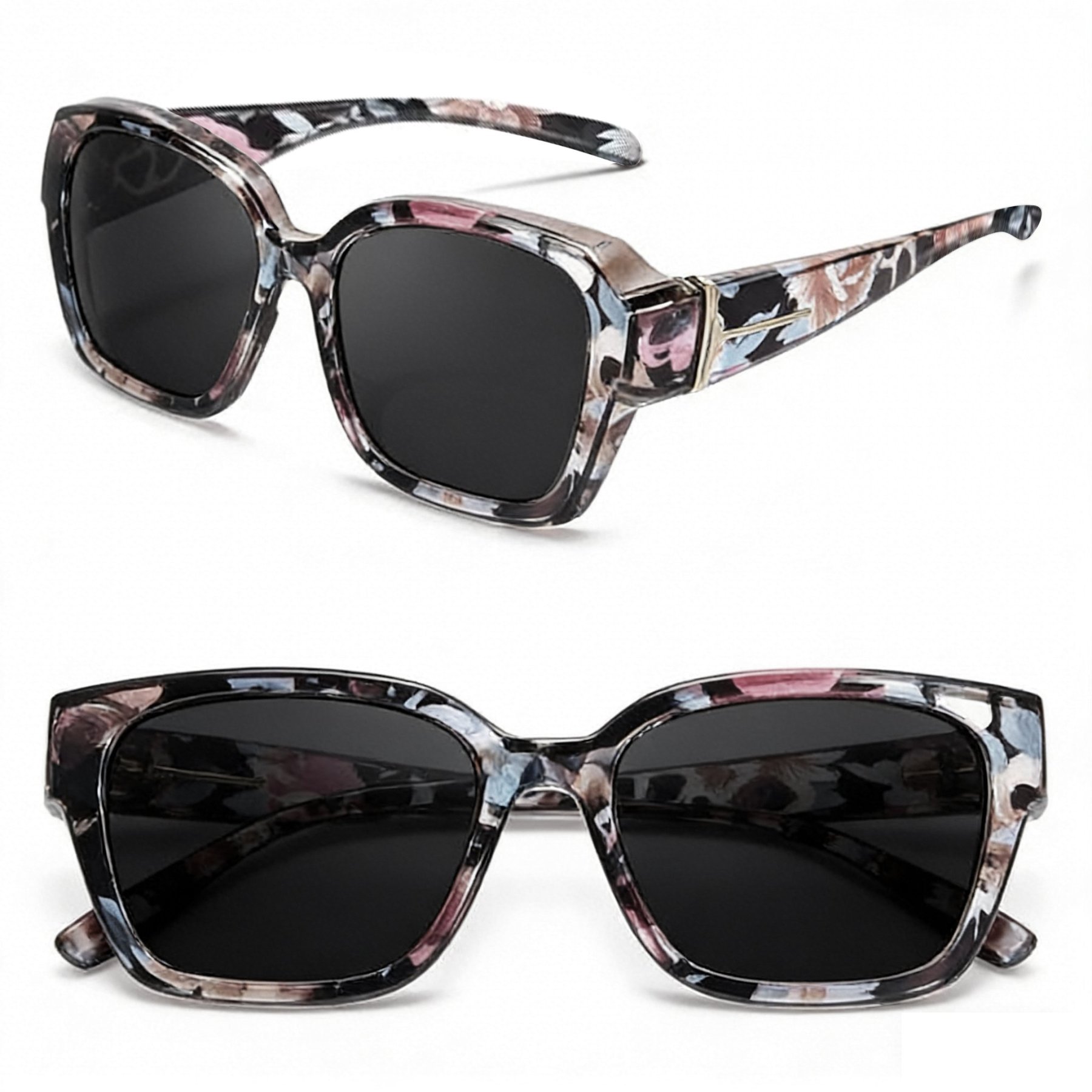 🎉😎2026 New Polarized UV400 Protection Trendy Round Cat-eye Sunglasses 🕶️