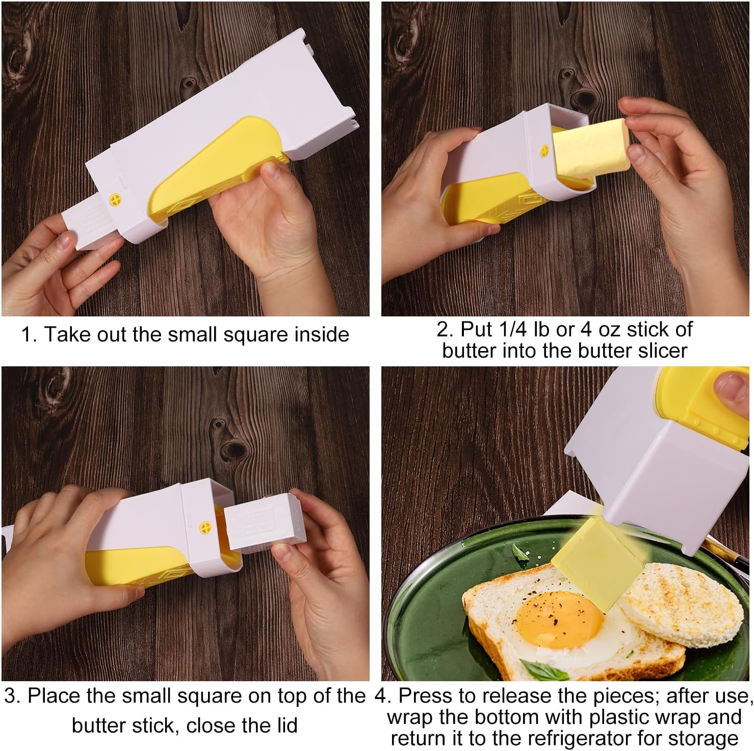 🧈 Transform Your Buttering Game ✨ Stick Butter Cutter - For Perfect, Mess-Free Slices Every Time!