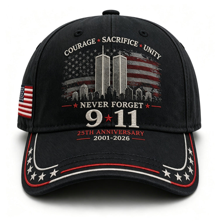 🦅50% OFF🔥Never Forget 9/11 25th Anniversary Memorial Cap