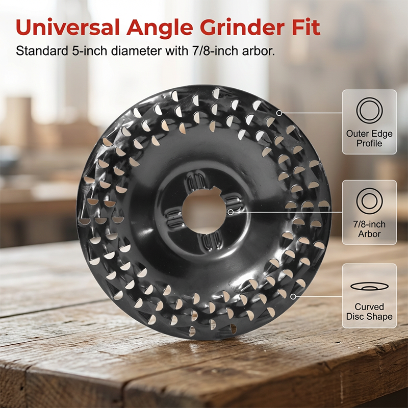 🔄 Angle Grinder Wood Carving Disc | Wood Sculpting Beast 🪵