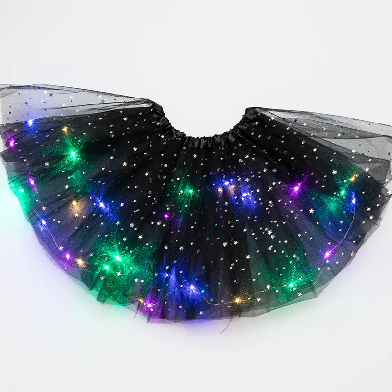 Final Clearance!🌟 Princess Glow LED Skirt | Soft, Safe & Stretchy for All-Day Play– Last Chance at This Price!