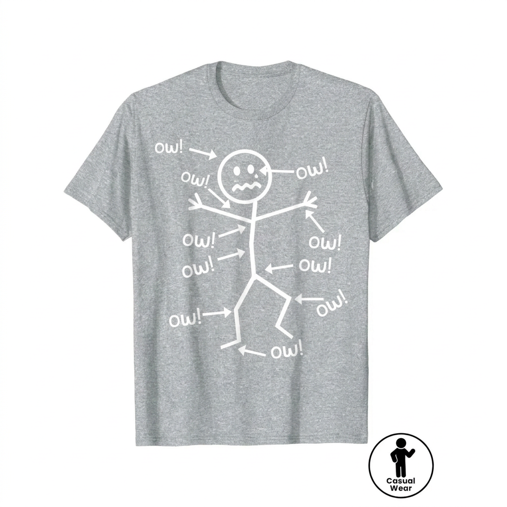 2026 Hot Sale - Humorous Chronic Pain Awareness T Shirt