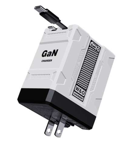 🔥Last Day 50% OFF - W&O 4-in-1 GaN PD3.0 Fast Charger with Retractable Cables (Plug specification: US standar)