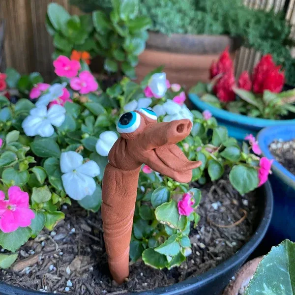 Garden Worm Decorative Gift