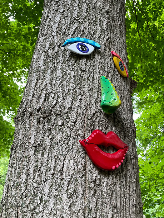 Tree Face,Tree Decor