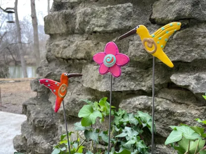 Hummingbird Garden Artistic Potted Plants