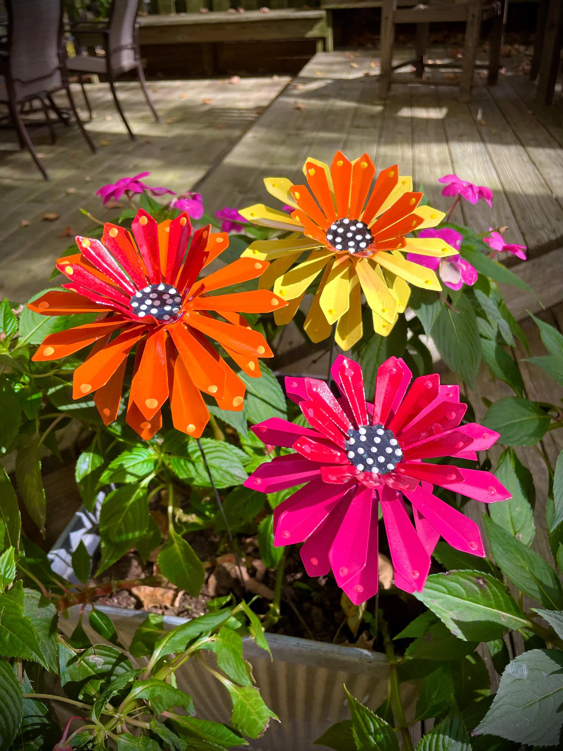 Metal Sunflower Garden Decoration
