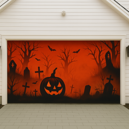 Halloween Garage Door Cover