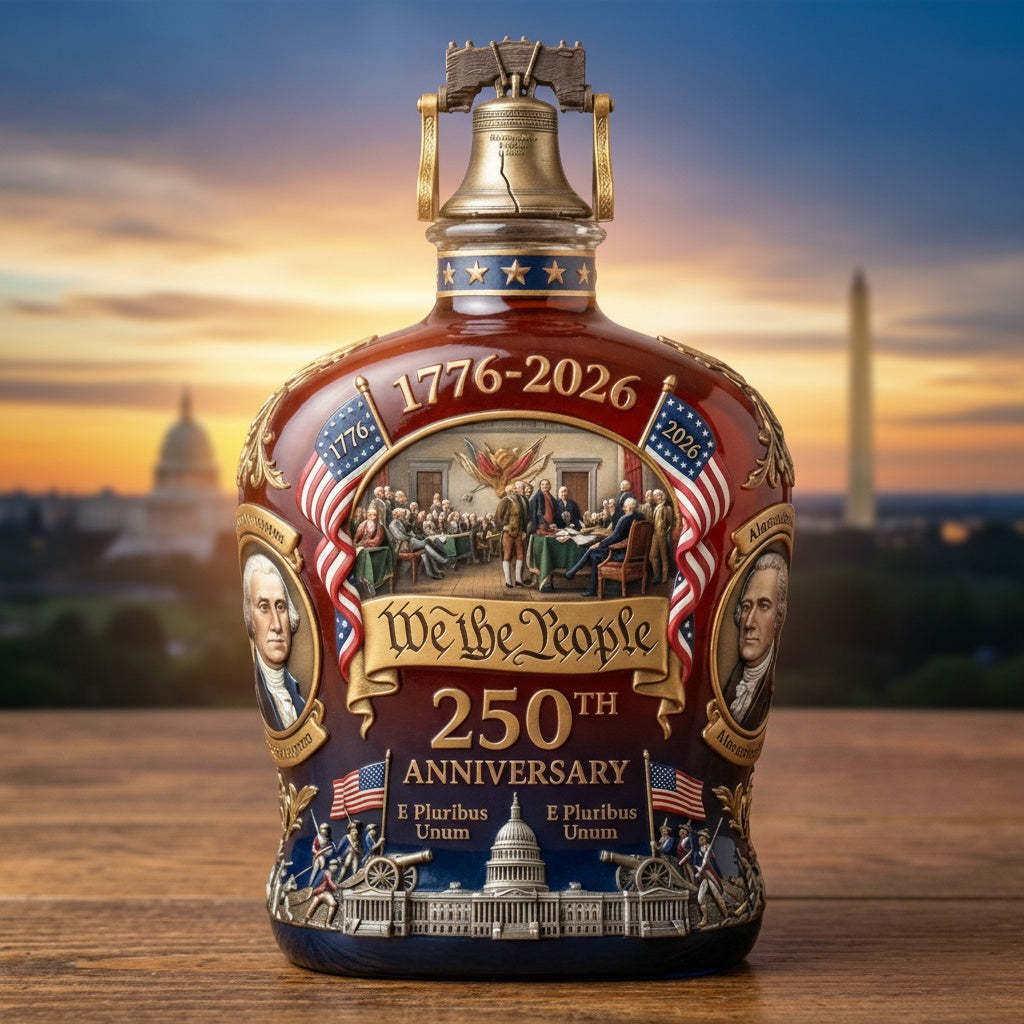 America 250th Anniversary Whiskey Bottle