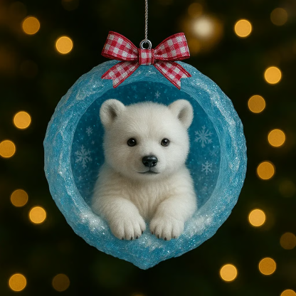 🔥Last Day 50% OFF - ❄️Ice Crystal Cave Animal Ornaments