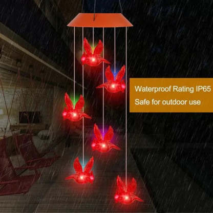 Colorful LED Solar-Powered Light Bulb Wind Chimes (🔥2025 BEST GIFT TO FAMILY🔥)