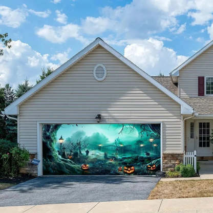 Halloween Garage Door Cover