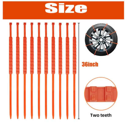 🔥2025 Winter Hot Sale🔥Universal reusable emergency snow chains