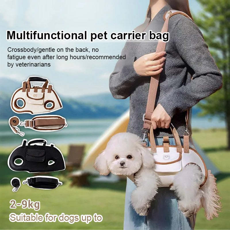Portable Breathable Pet Carrier Sling & Backpack
