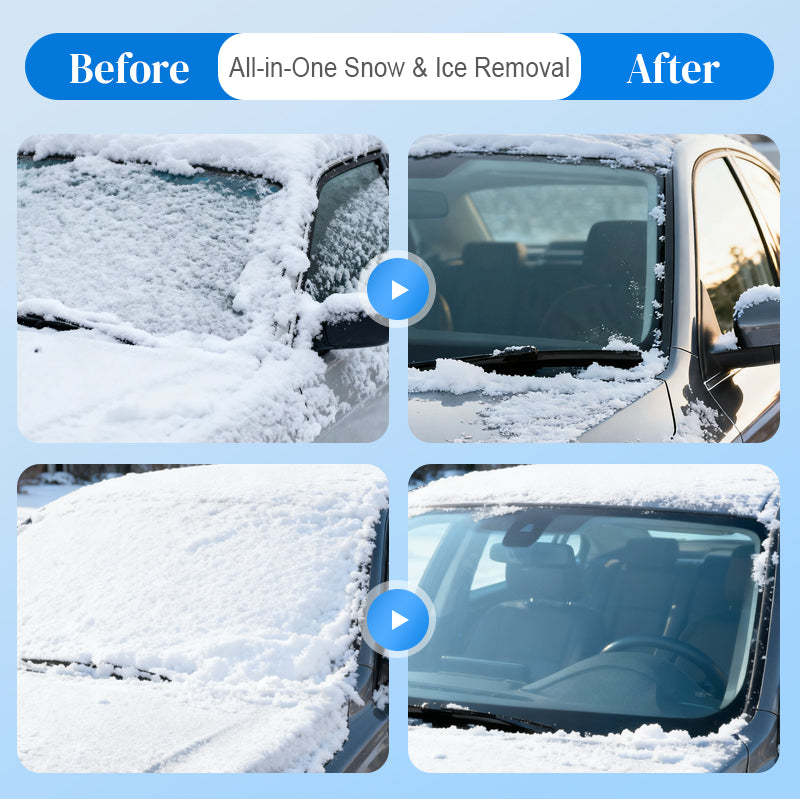 🔥This Week Special Offer 49% OFF🔥Dual Head Snow Broom with Ice Scraper for Car