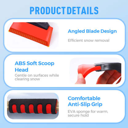 🔥This Week Special Offer 49% OFF🔥Dual Head Snow Broom with Ice Scraper for Car