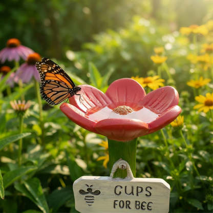 ⏳Limited-time 50% off🐝Flower-Shaped Bee Watering Station💧