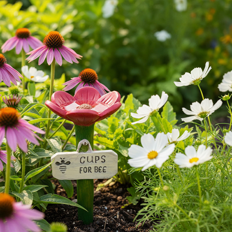 ⏳Limited-time 50% off🐝Flower-Shaped Bee Watering Station💧