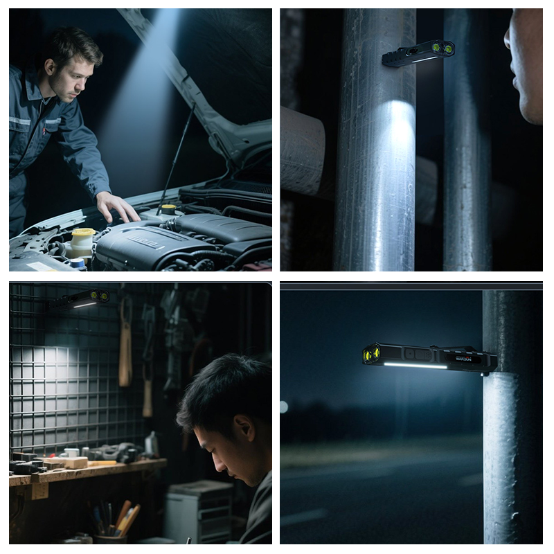 Magnetic Multi-Function LED Flashlight