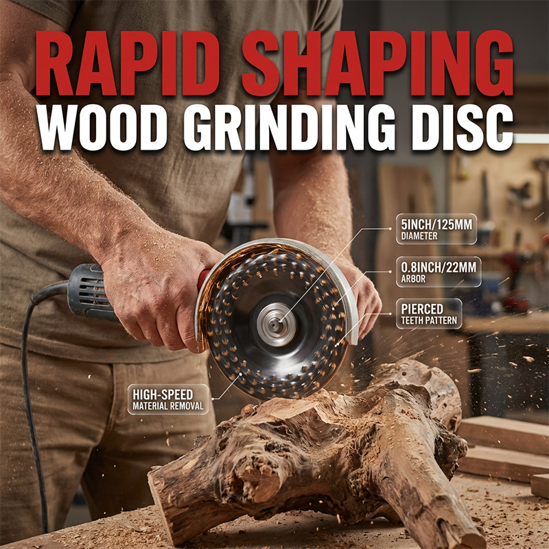 🔄 Angle Grinder Wood Carving Disc | Wood Sculpting Beast 🪵