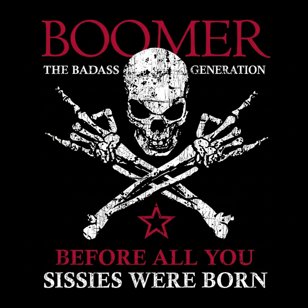 BOOMER Before All You Sissies Were Born T-shirt, Boomer The Badass Generation T-shirt