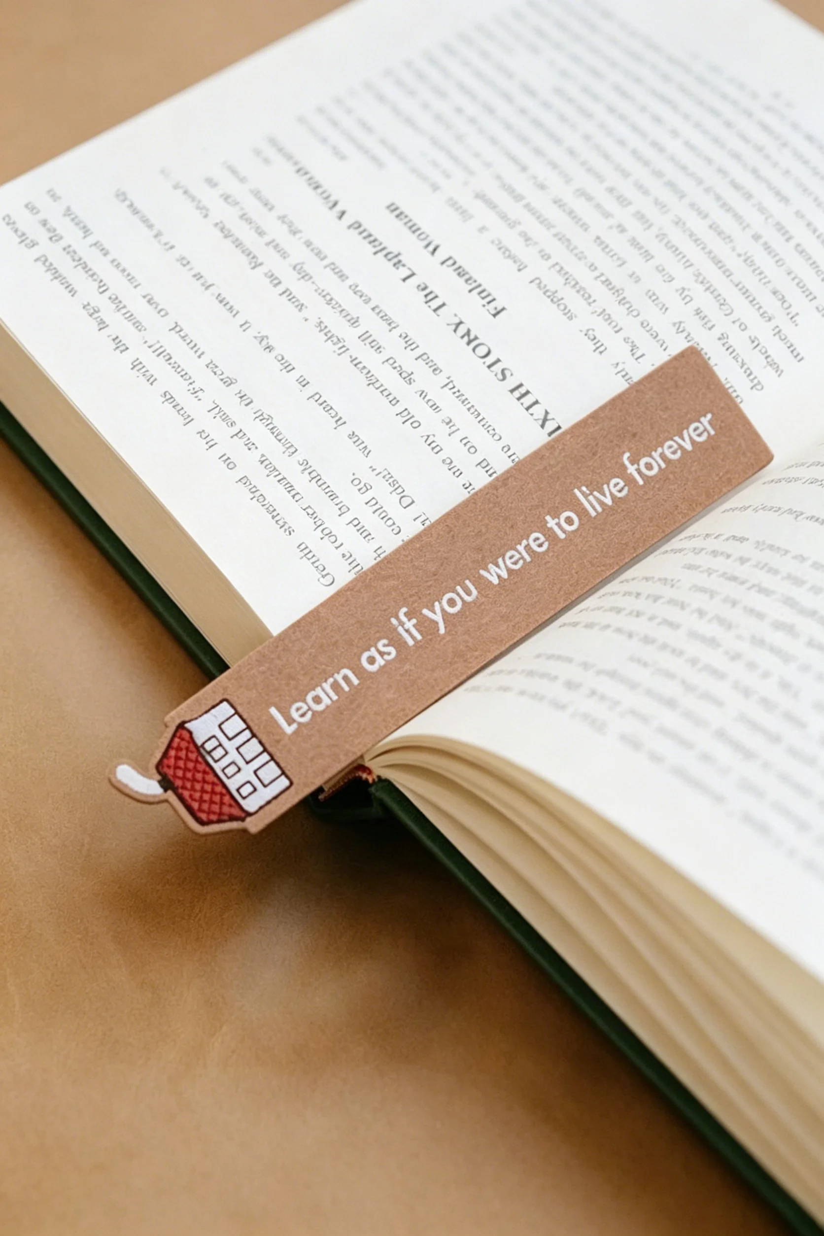 Hand Painted Animal Felt Bookmark Embroidery Creative Gift