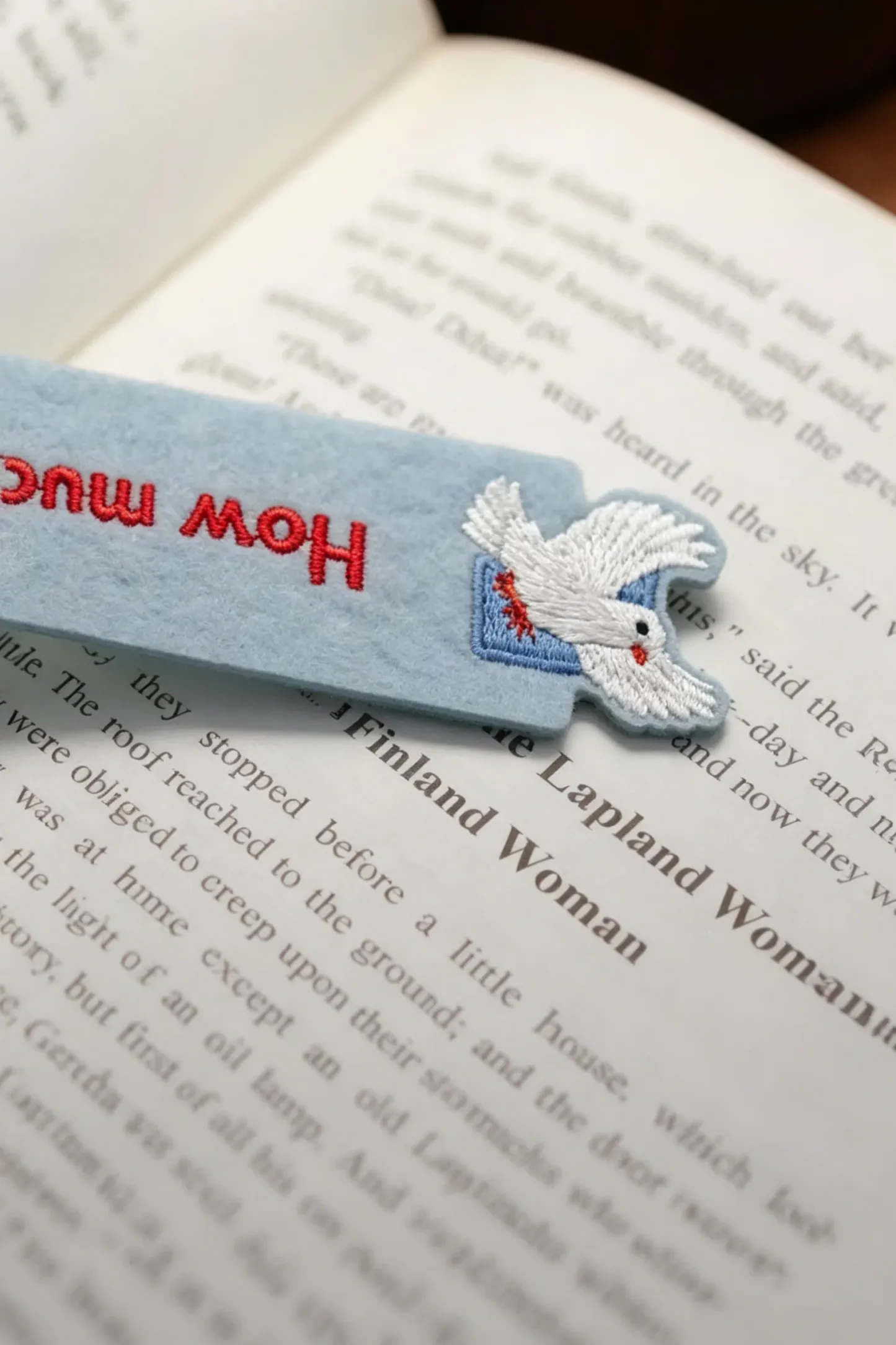 Hand Painted Animal Felt Bookmark With Embroidery And Words Niche Design High Appearance Creative Gift For Friends