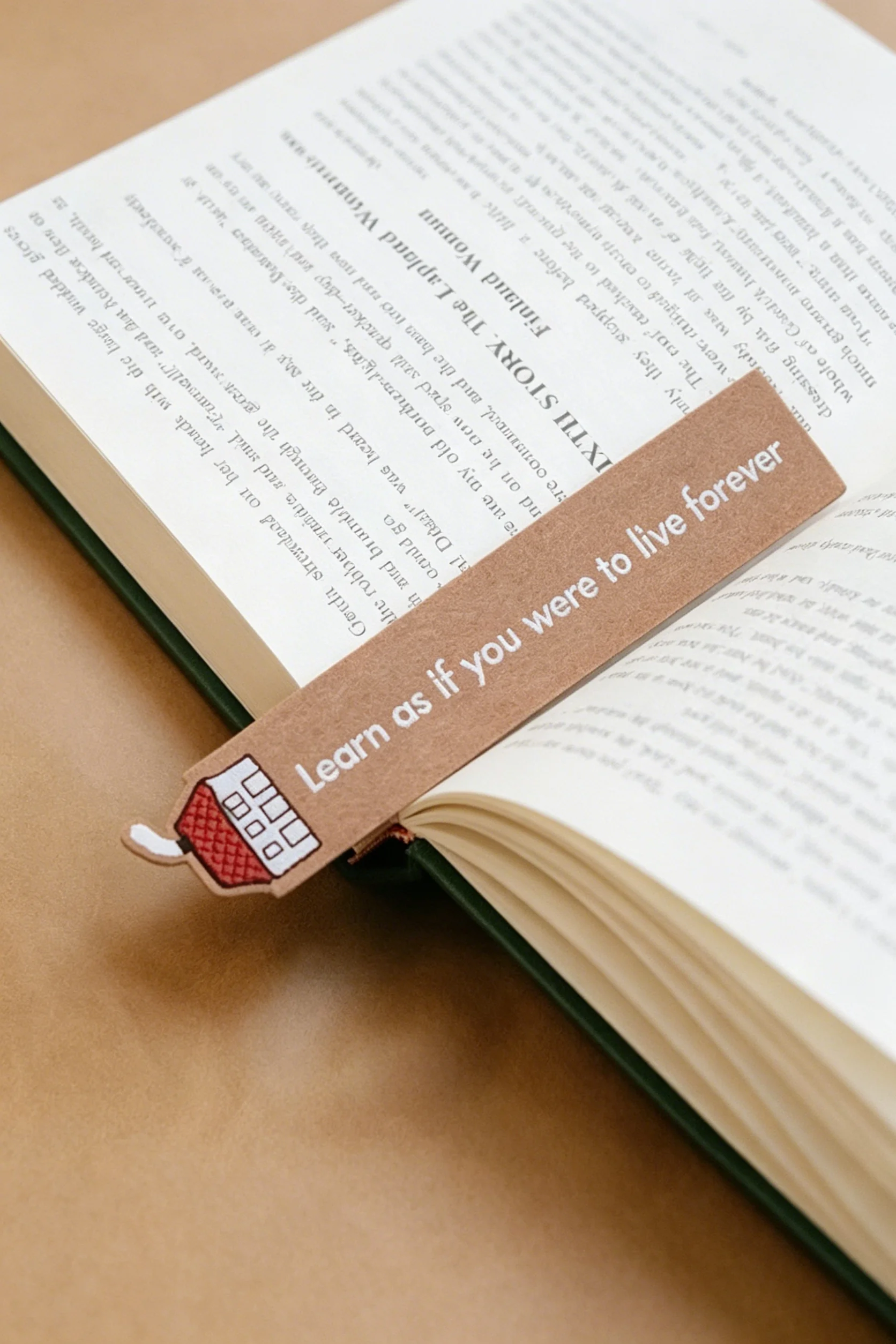 Hand Painted Animal Felt Bookmark With Embroidery And Words Niche Design High Appearance Creative Gift For Friends