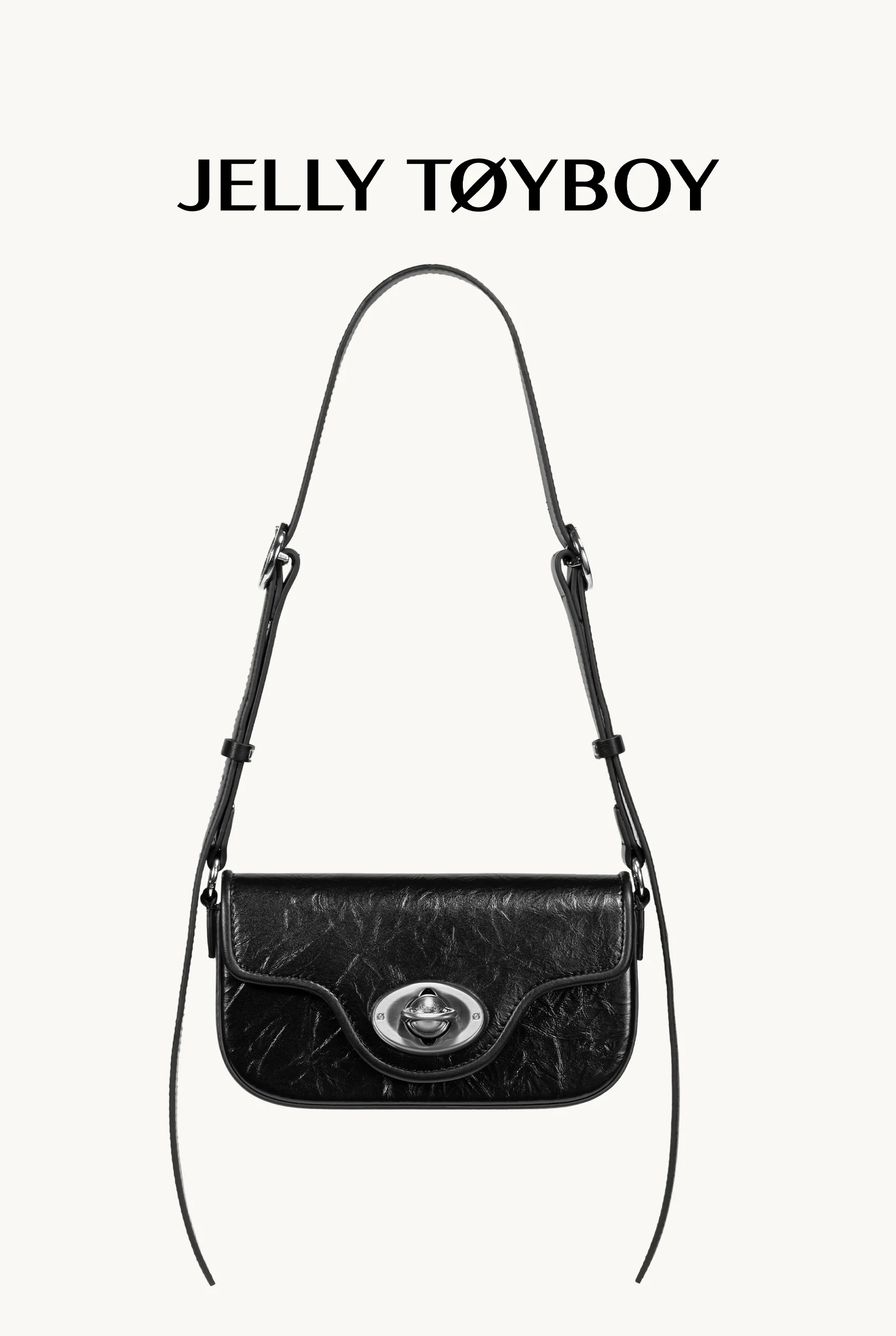 Jellytoyboy Women Spring Summer Genuine Cow Leather Underarm Bag Luxury Niche Commute Crossbody Square Bag| JTB Boundless Tofu Bag