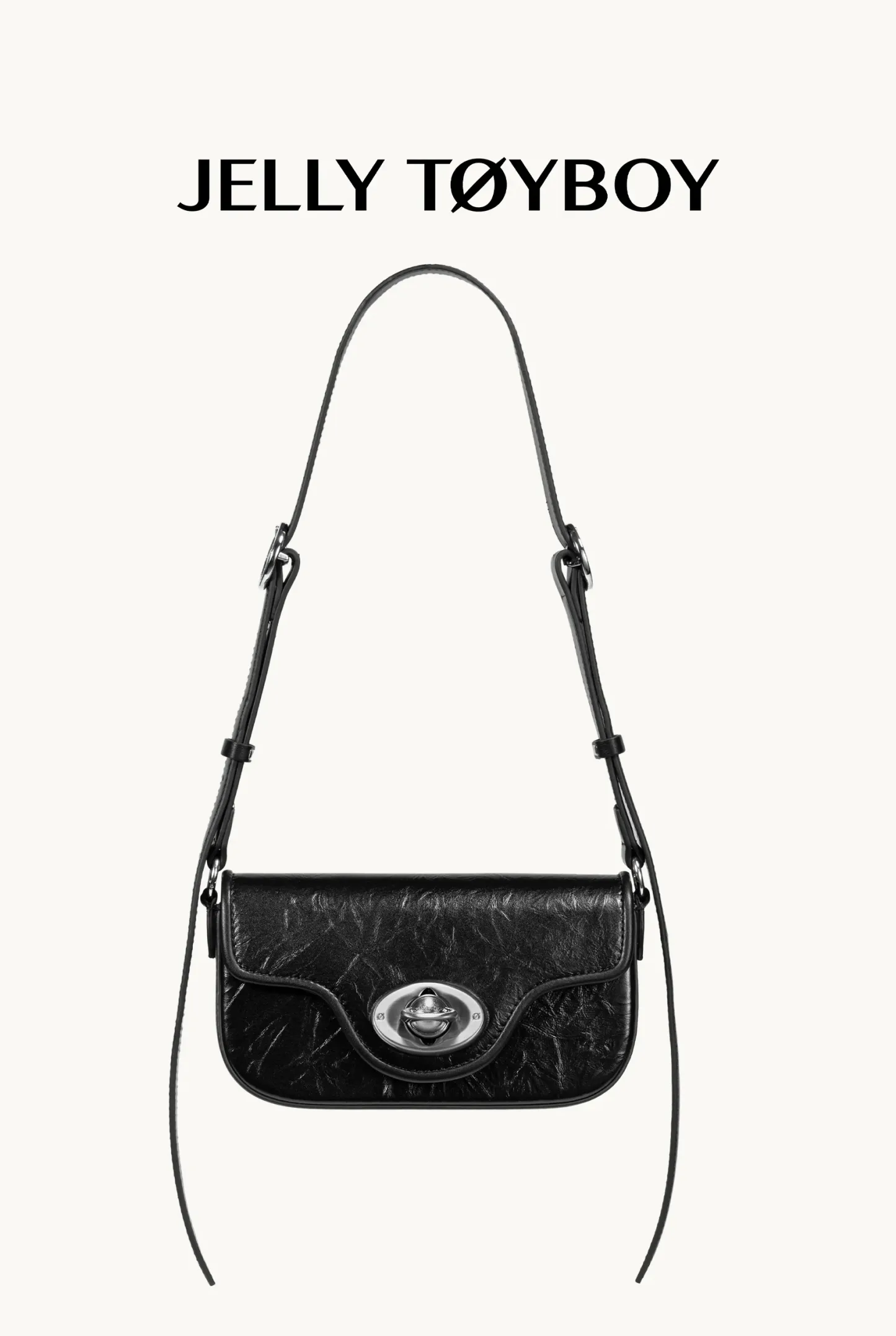 Jellytoyboy Women Spring Summer Genuine Cow Leather Underarm Bag Luxury Niche Commute Crossbody Square Bag| JTB Boundless Tofu Bag