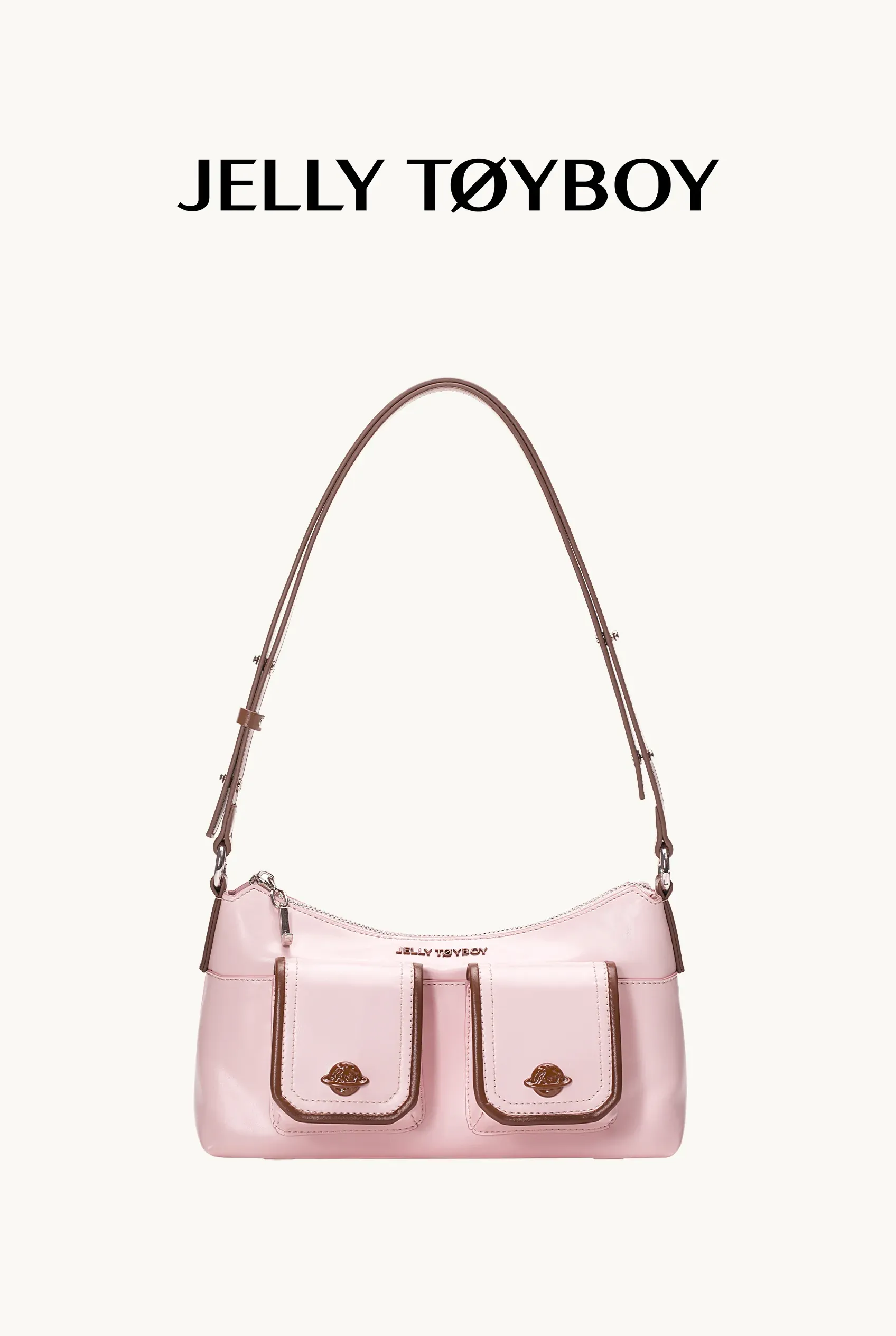 Jellytoyboy New niche high-end commuter single-shoulder crossbody women's bag | JTB Planet Box Underarm Bag
