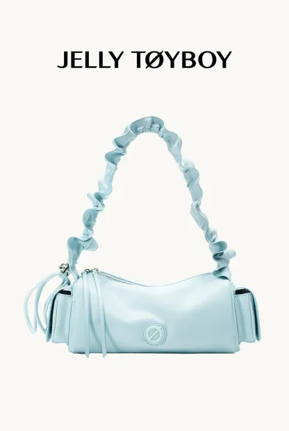 Jellytoyboy Women New Luxury Cylinder Bag Niche Commute Shoulder Crossbody Bag | JTB Cloud Cylinder Bag